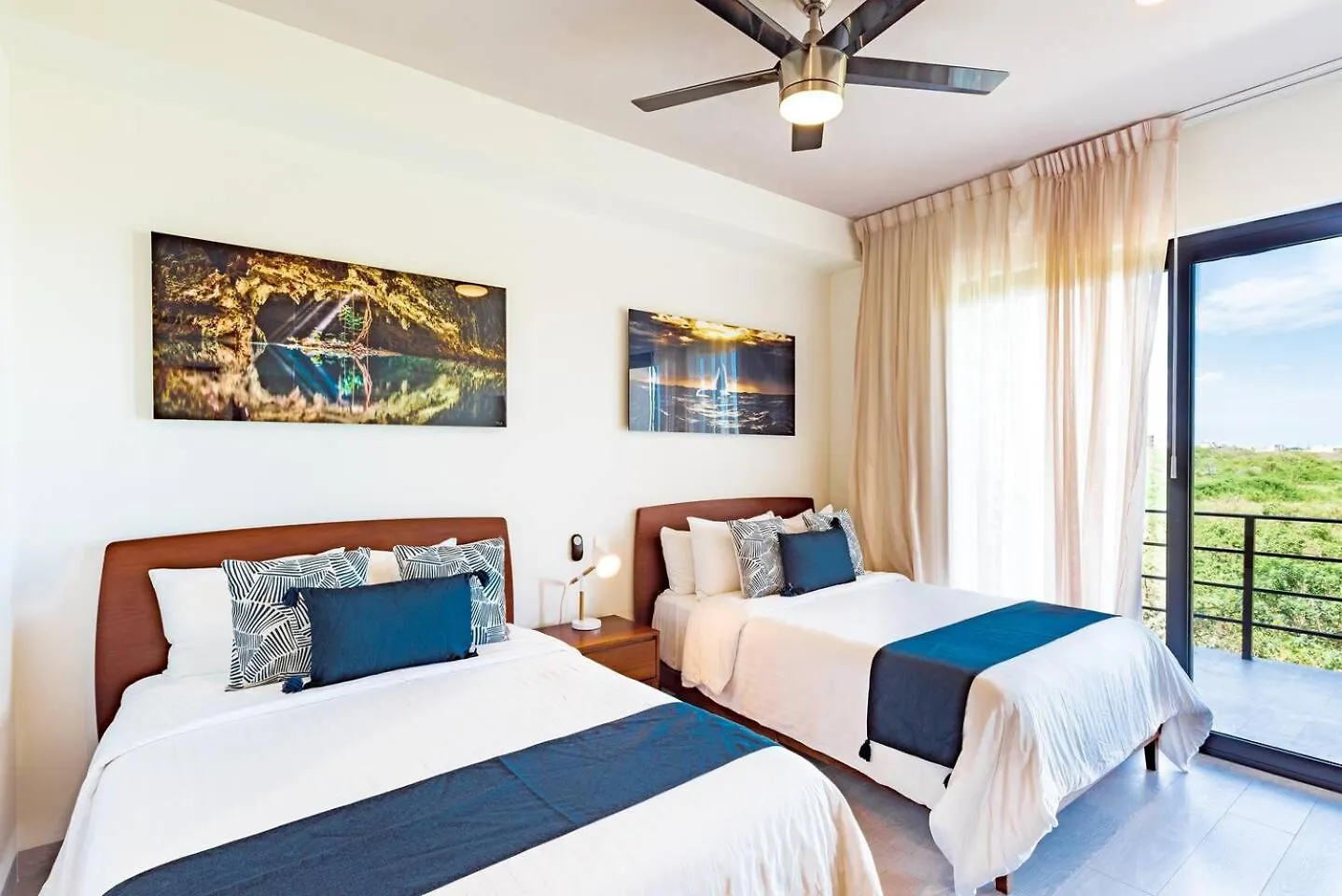 Tropical 2-Bedroom Mangrove View Playa del Carmen Apartment